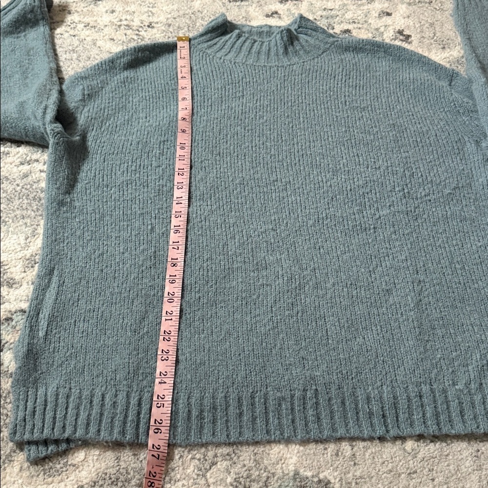 Jenni Kayne Mock Neck Alpaca and Wool Blend Sweater - Picture 8 of 11